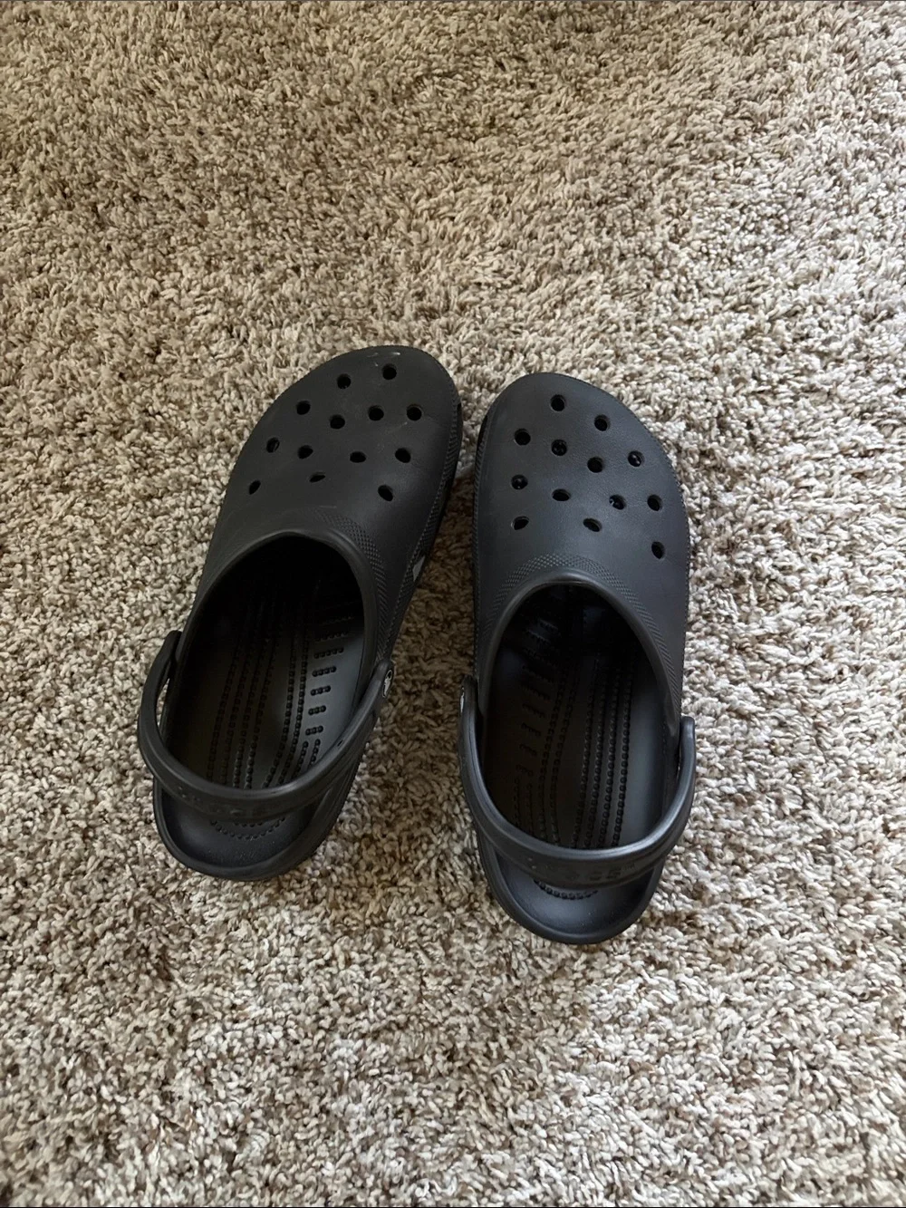 Classic Black crocs size 12 Clog Slip-Ons